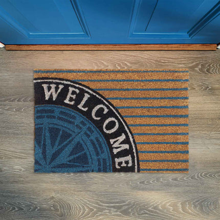 Door mat coconut fiber "Welcome"