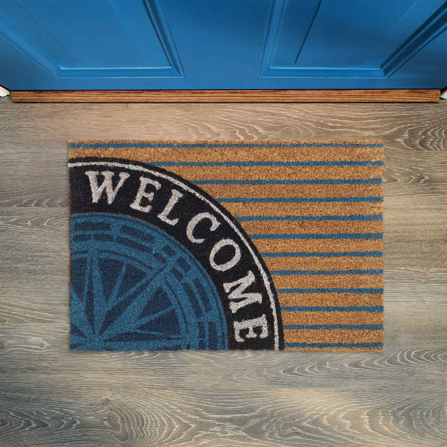 Door mat coconut fiber "Welcome"