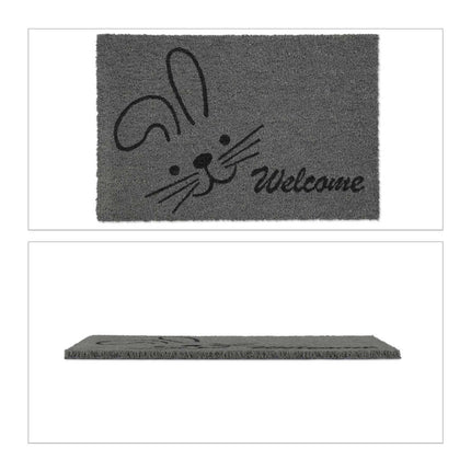 Door mat coconut fiber "Welcome"