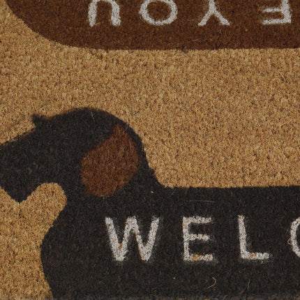 Door mat coconut fiber "Welcome/See You"