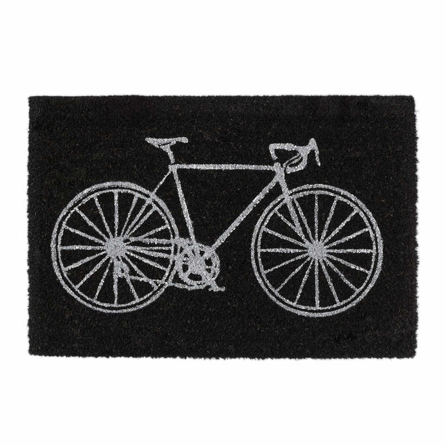 Doormat coconut fiber bicycle