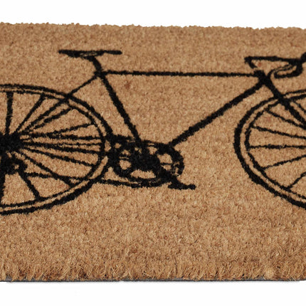 Doormat coconut fiber bicycle