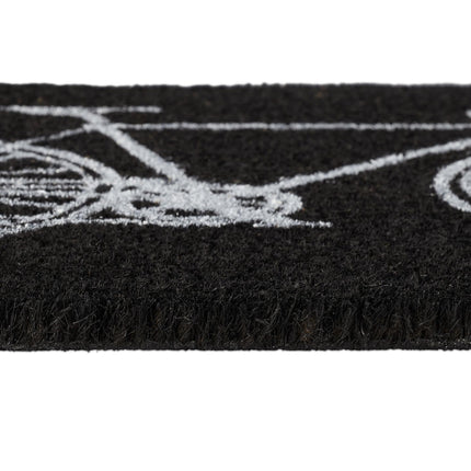 Doormat coconut fiber bicycle
