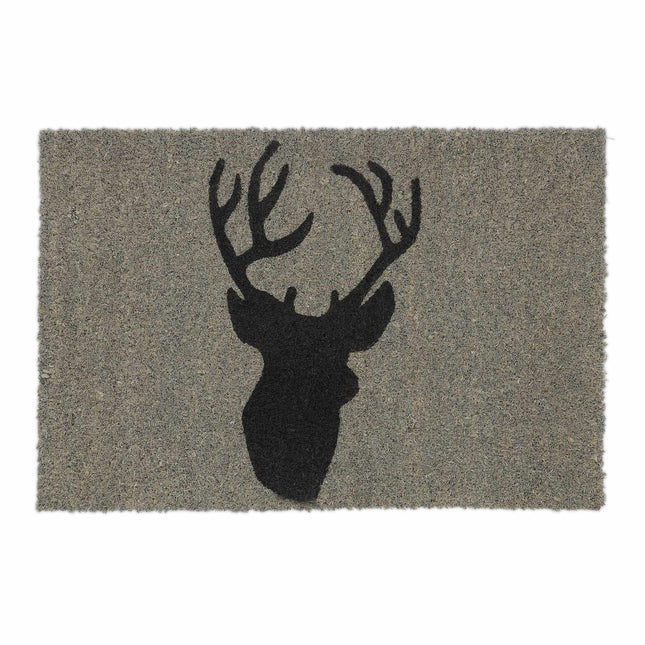 Door mat coconut fiber deer head