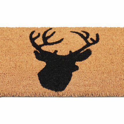 Door mat coconut fiber deer head