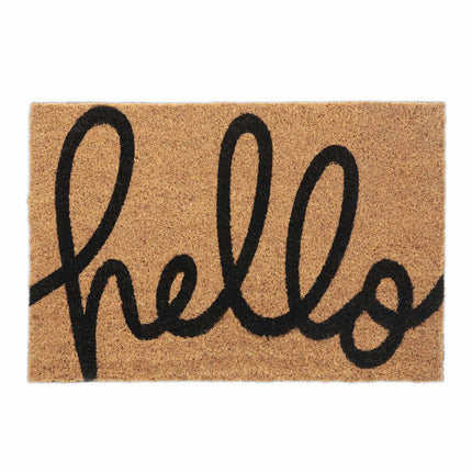 Door mat coconut fiber "hello"