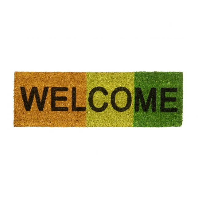 Door mat coconut fiber narrow "Welcome"