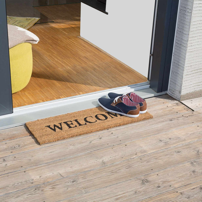 Door mat coconut fiber narrow "Welcome"