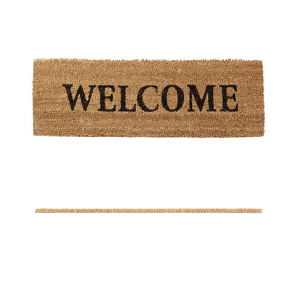Door mat coconut fiber narrow "Welcome"