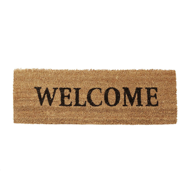 Door mat coconut fiber narrow "Welcome"