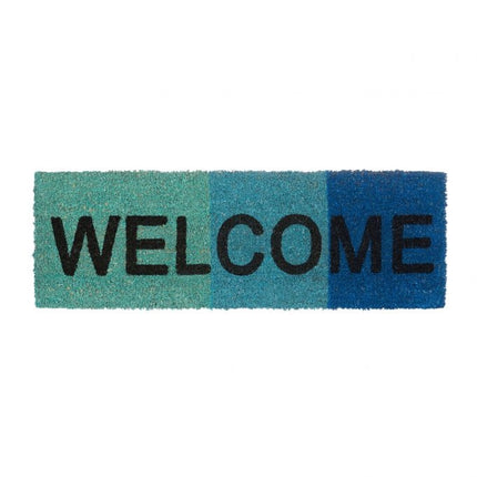 Door mat coconut fiber narrow with star