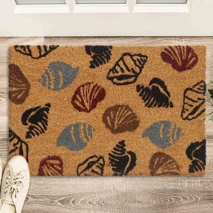 Door mat coconut fiber shells