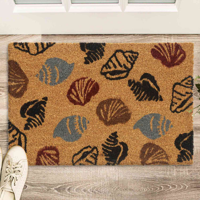 Door mat coconut fiber shells
