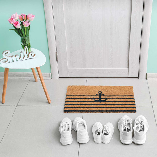 Doormat coconut fiber with anchor