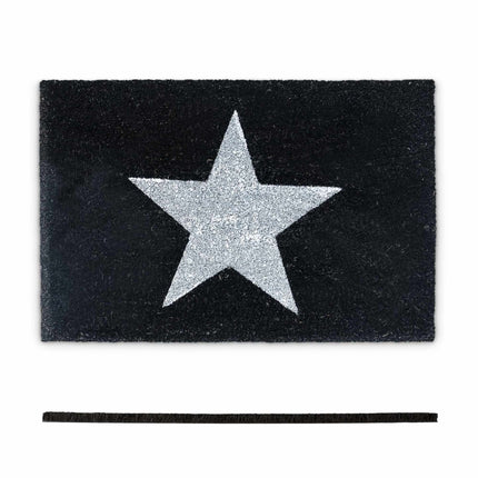 Door mat coconut fiber with star