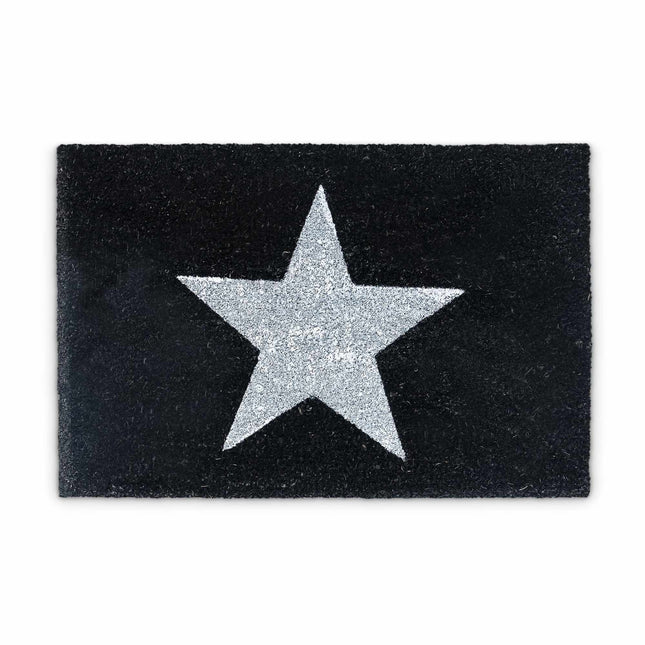 Door mat coconut fiber with star