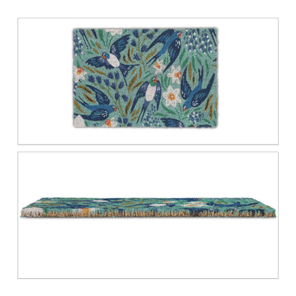 Doormat coconut fiber with swallows