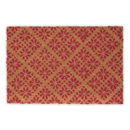 Doormat in a floral pattern
