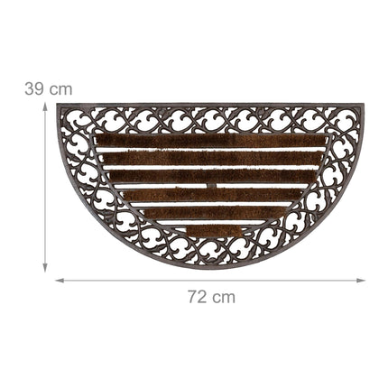 Door mat in cast iron