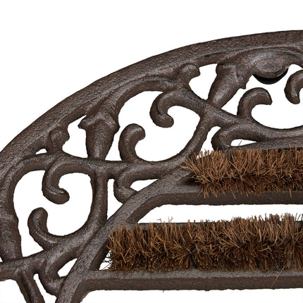Door mat in cast iron
