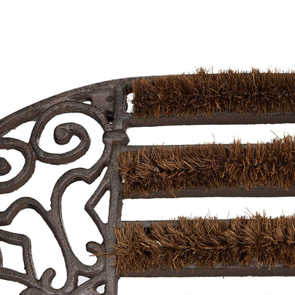 Door mat in cast iron