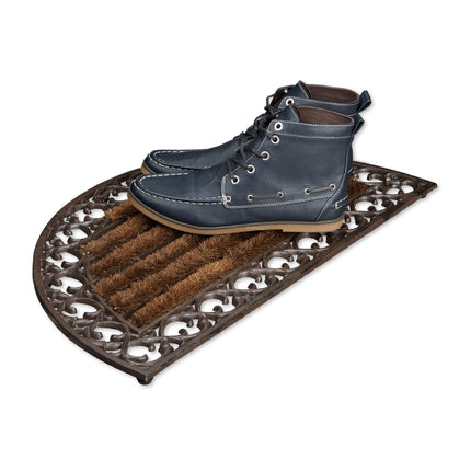 Door mat in cast iron