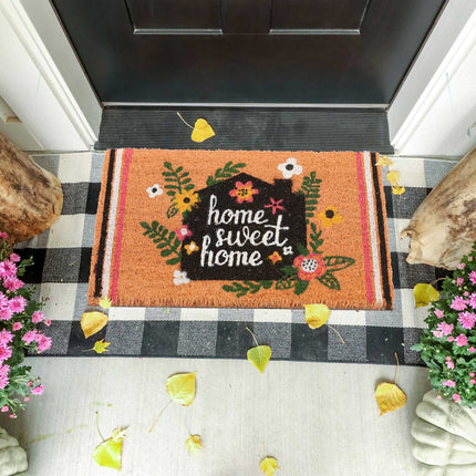 Door mat in coconut Home Sweet Home