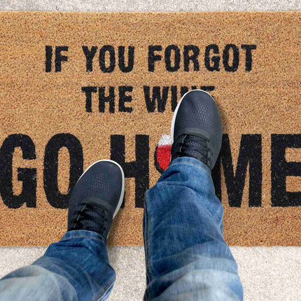 Door mat in coconut Vin