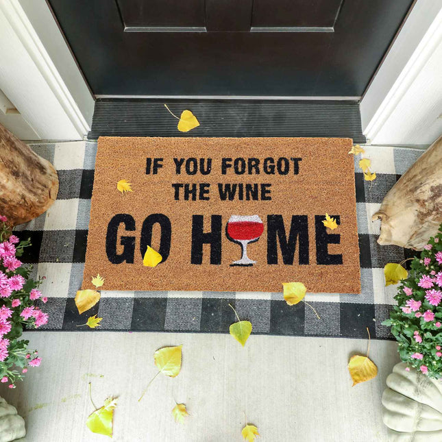Door mat in coconut Vin