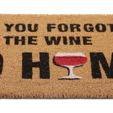 Door mat in coconut Vin