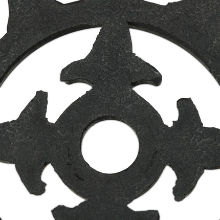 Doormat made of rubber ornament