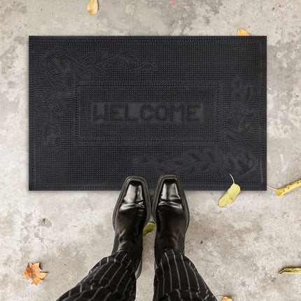 Door mat rubber "Welcome"