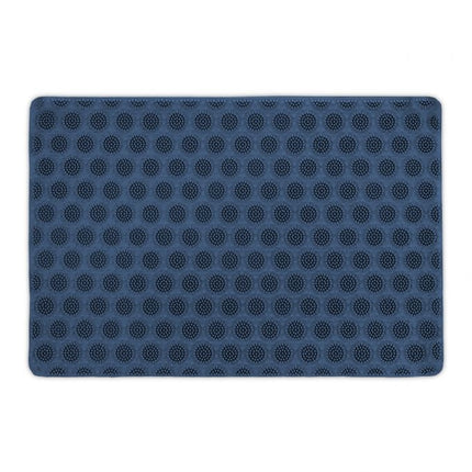 Door mat rubber blue