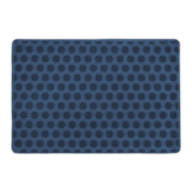 Door mat rubber blue