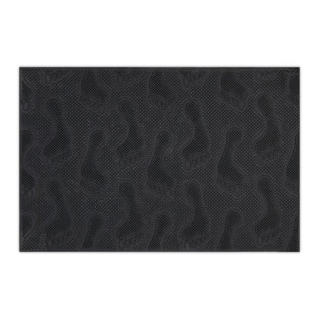 Door mat rubber design footprint