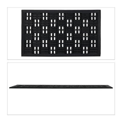 Door mat rubber grid