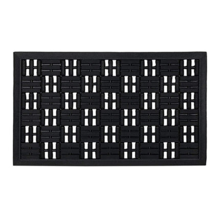 Door mat rubber grid