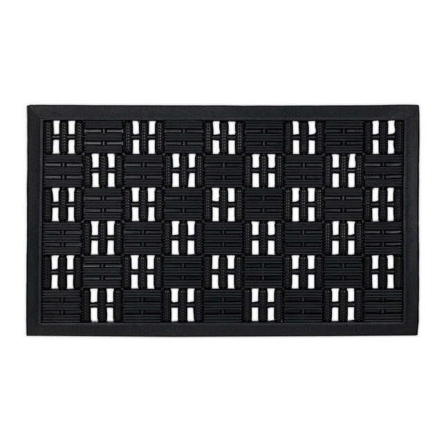 Door mat rubber grid
