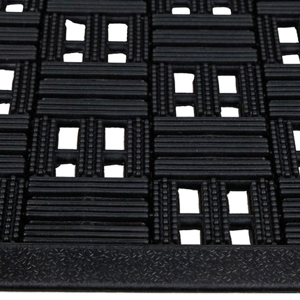 Door mat rubber grid