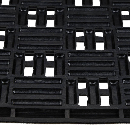 Door mat rubber grid