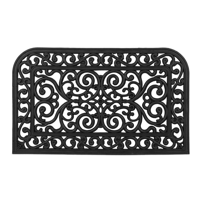 Door mat rubber with ornaments