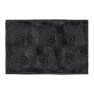 Door mat rubber with shells