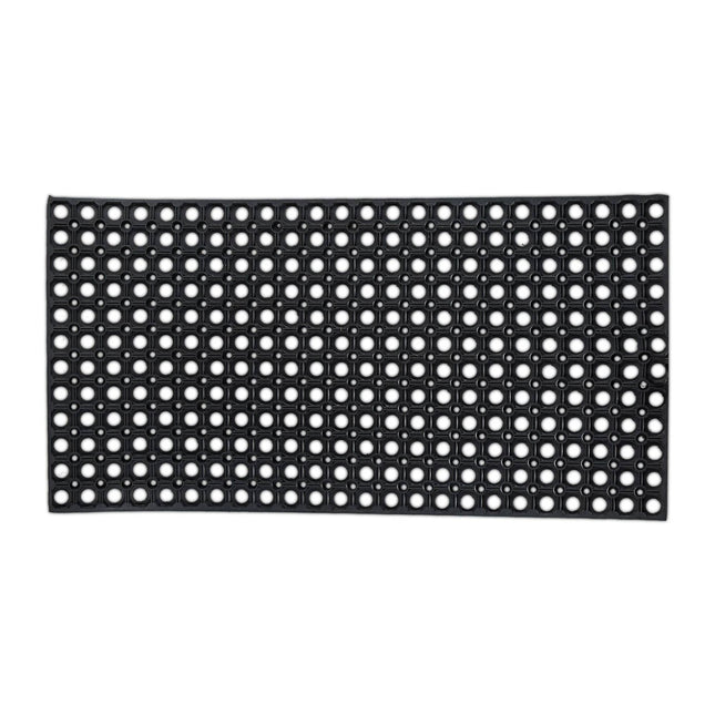 Doormat with Holes, 100x50 cm, Shoe Scraper Mat