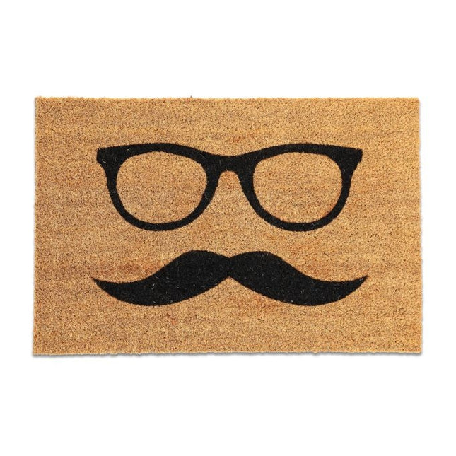 Door mat with coconut "Mustasch