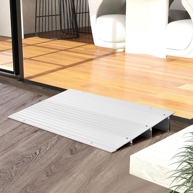 Instaphelling 8,5 cm hoog met verstelbaar aluminium frame antislip opstaphelling