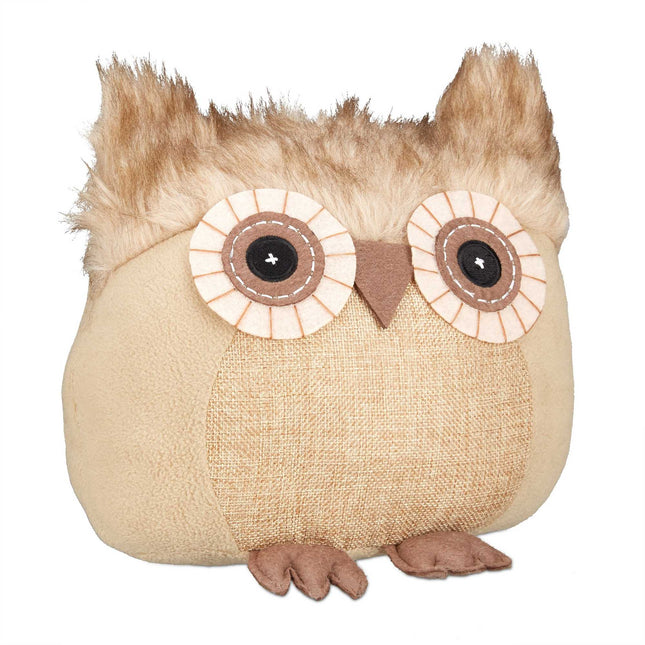 Door stop Owl brown