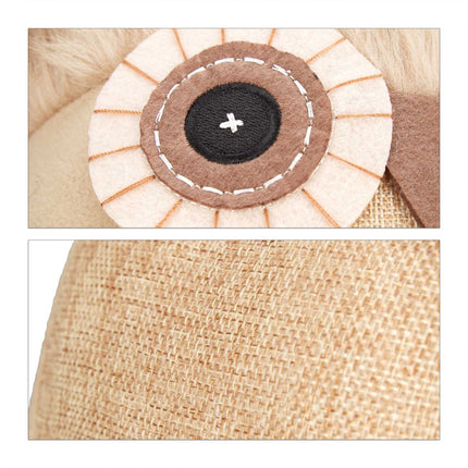 Door stop Owl brown