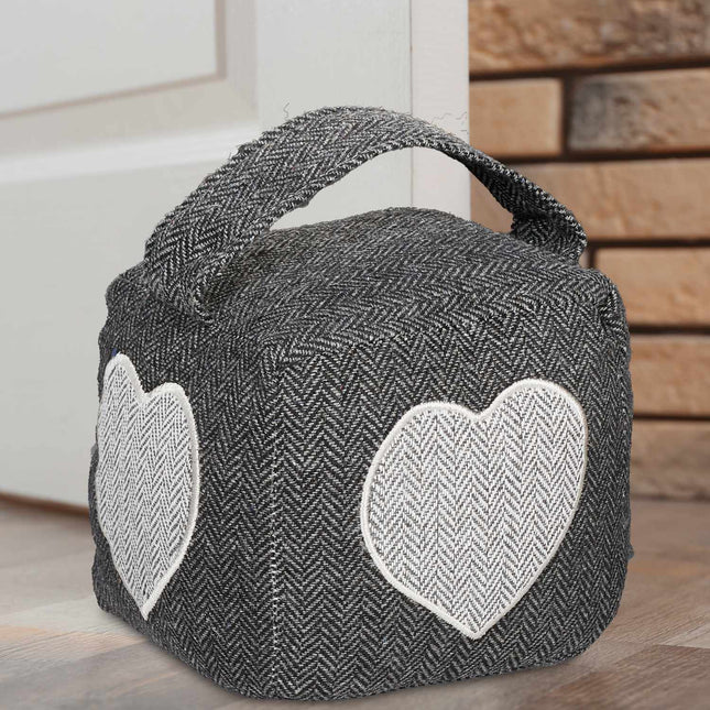 Door stop heart motif