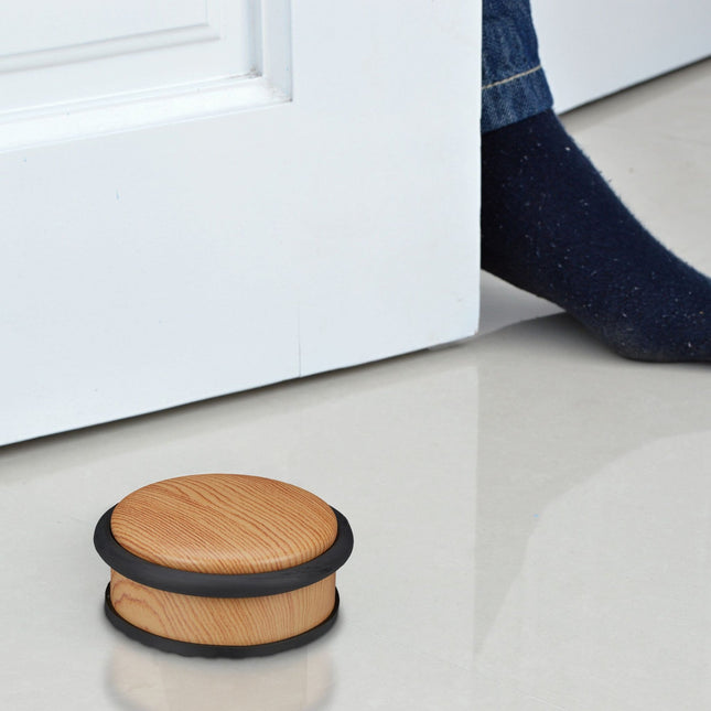 Door stop in wood look