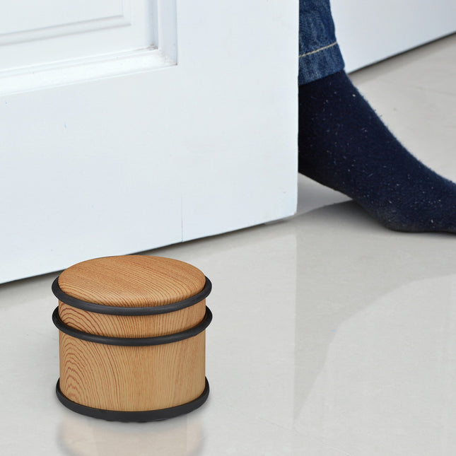 Door stop in wood look